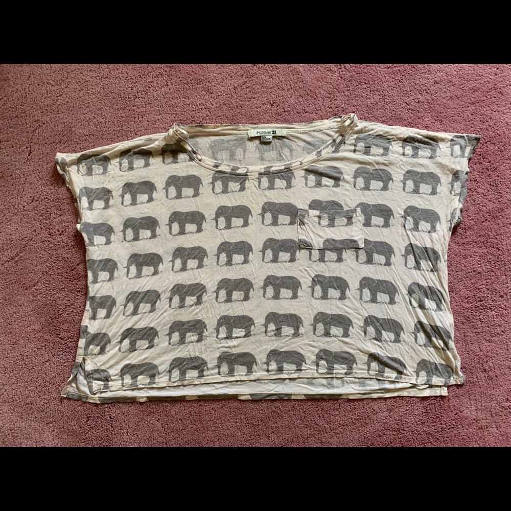 Elephant Crop Top Forever 21